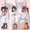 Anime Heaven Official s Blessing Keychain Tian Guan Ci Fu Acrylic Figure Car Key Chain Keyring - Heaven Officials Blessing Store