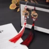 Anime Keychain Man Woman Tian Guan Ci Fu Long Tassel Keyring Heaven Official s Blessing Flower - Heaven Officials Blessing Store