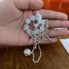 Anime Tian Guan Ci Fu Keychain Xie Lian Cosplay Heaven Official s Blessing Butterfly Beads Pendant 4 - Heaven Officials Blessing Store