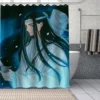 HOT Anime Mo Dao Zu Shi Shower Curtains Waterproof Fabric Cloth Bathroom Decoration Supply Washable Bath 11 - Heaven Officials Blessing Store