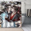 HOT Anime Mo Dao Zu Shi Shower Curtains Waterproof Fabric Cloth Bathroom Decoration Supply Washable Bath 4 - Heaven Officials Blessing Store