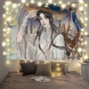 Heaven Official Blessing Illustration Anime Background Cloth Room Bedroom Dormitory Bedside Decoration Poster Tapestry 1 - Heaven Officials Blessing Store