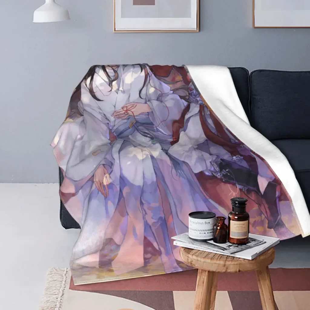 Heaven Official s Blessing Blanket Flannel Yaoi Lgbt Tgcf Xie Lian Hua Cheng Soft Throw Blankets - Heaven Officials Blessing Store