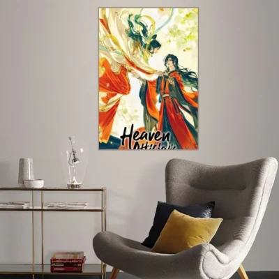 Heaven Official s Blessing TGCF Poster Home Room Decor Aesthetic Art Wall Painting Stickers - Heaven Officials Blessing Store