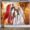 Heaven Officials Blessing Anime Tapestry Wall Hanging Aesthetic Room Decor Cartoons Tapestry Art Poster Boho Tapestries 12 - Heaven Officials Blessing Store