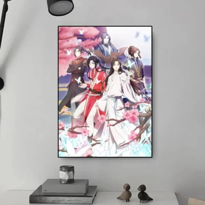 Hot Anime Heaven Official s Blessing Poster Canvas HD Print Personalized Wall Art Custom Painting 5 - Heaven Officials Blessing Store