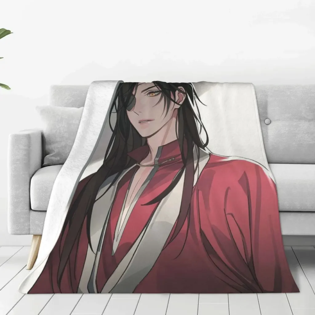 Selimut Selimut Hua Cheng Berkah Resmi Surga Anime Yaoi Lgbt Flanel Selimut Lempar Hangat Mengagumkan untuk - Heaven Officials Blessing Store