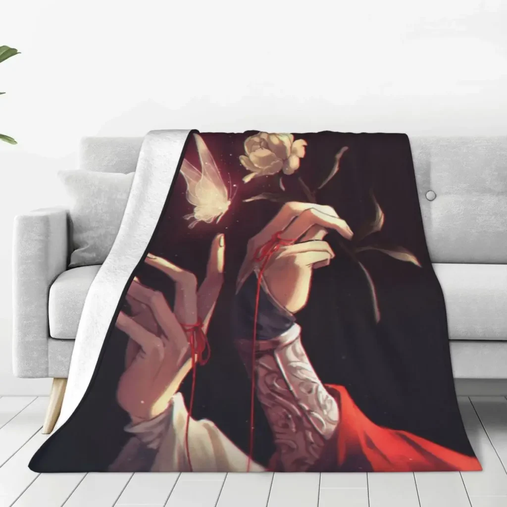 Surga Berkat Resmi Hua Cheng Xie Lian Selimut Anime Yaoi Lgbt Selimut Lempar Mewah Kamar Tidur - Heaven Officials Blessing Store