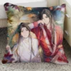 Tian Guan Ci Fu Anime Cushion 45x45cm Heaven Official S Blessing Throw Pillow Hua Cheng Xie 4 - Heaven Officials Blessing Store