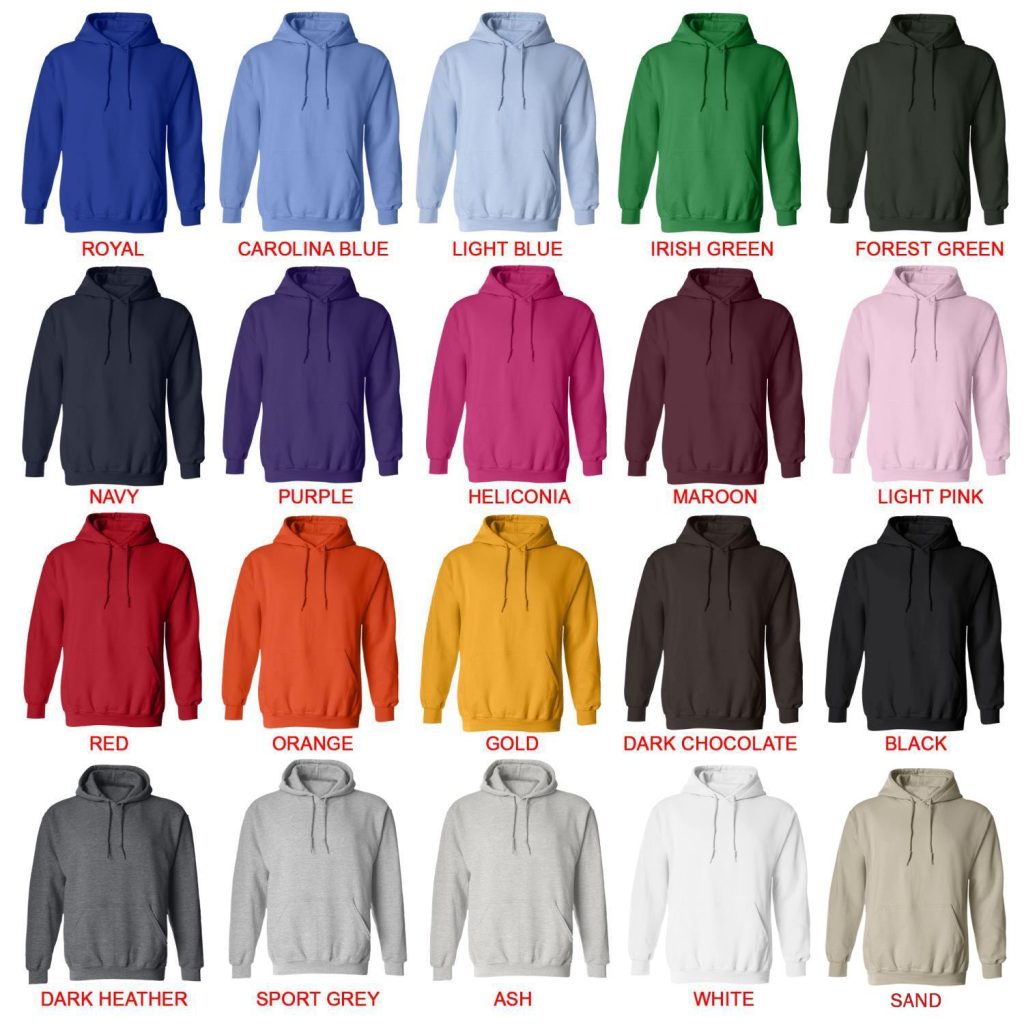 hoodie color chart - Heaven Officials Blessing Store